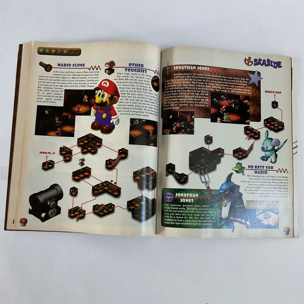 Super Mario RPG Legend of Seven Stars SNES Nintendo Power Strategy Guide Book